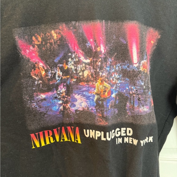 NIRVANA Black Graphic Sweatshirt - Picture 4 of 4